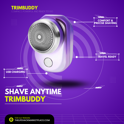 TrimBuddy - Shave Anytime, Anywhere – Compact, Powerful, Ready to Go!