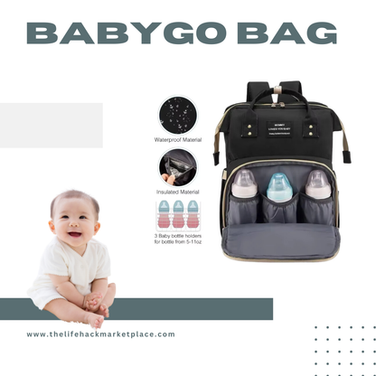 Ihr All-in-One-Reisebegleiter für Eltern: BabyGo Bag!