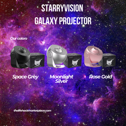 Starry Vision-Galaxieprojektor – Bringen Sie mit dem StarryVision 360°-Galaxieprojektor das Universum in das Zimmer Ihres Kindes!