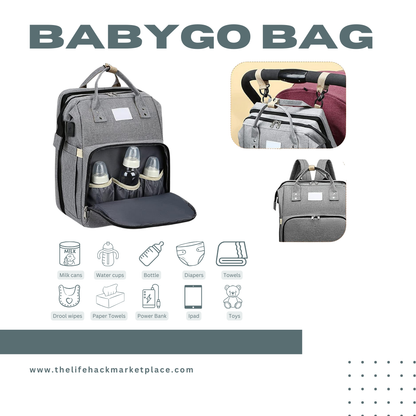 Ihr All-in-One-Reisebegleiter für Eltern: BabyGo Bag!