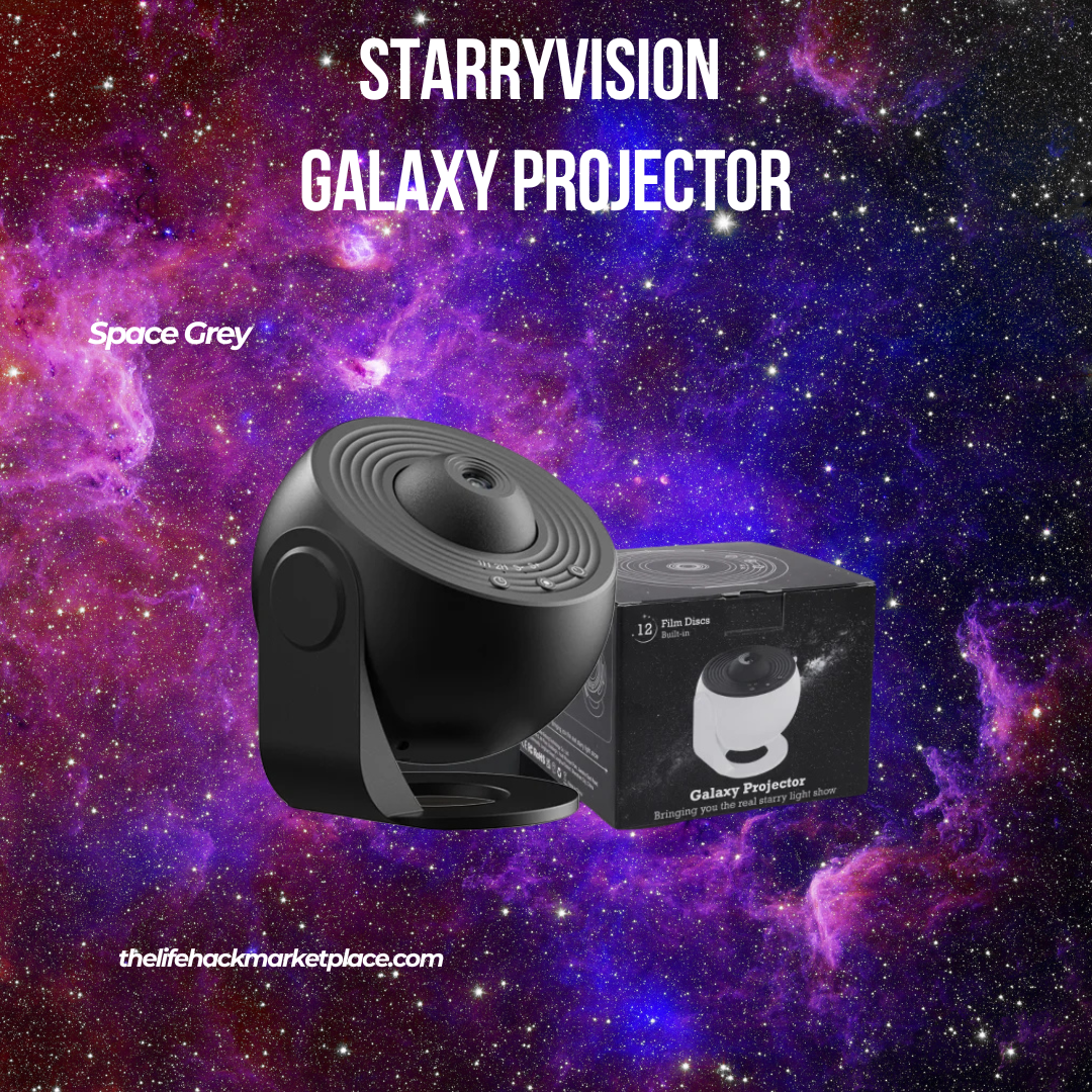 Starry Vision-Galaxieprojektor – Bringen Sie mit dem StarryVision 360°-Galaxieprojektor das Universum in das Zimmer Ihres Kindes!