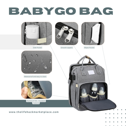 Ihr All-in-One-Reisebegleiter für Eltern: BabyGo Bag!