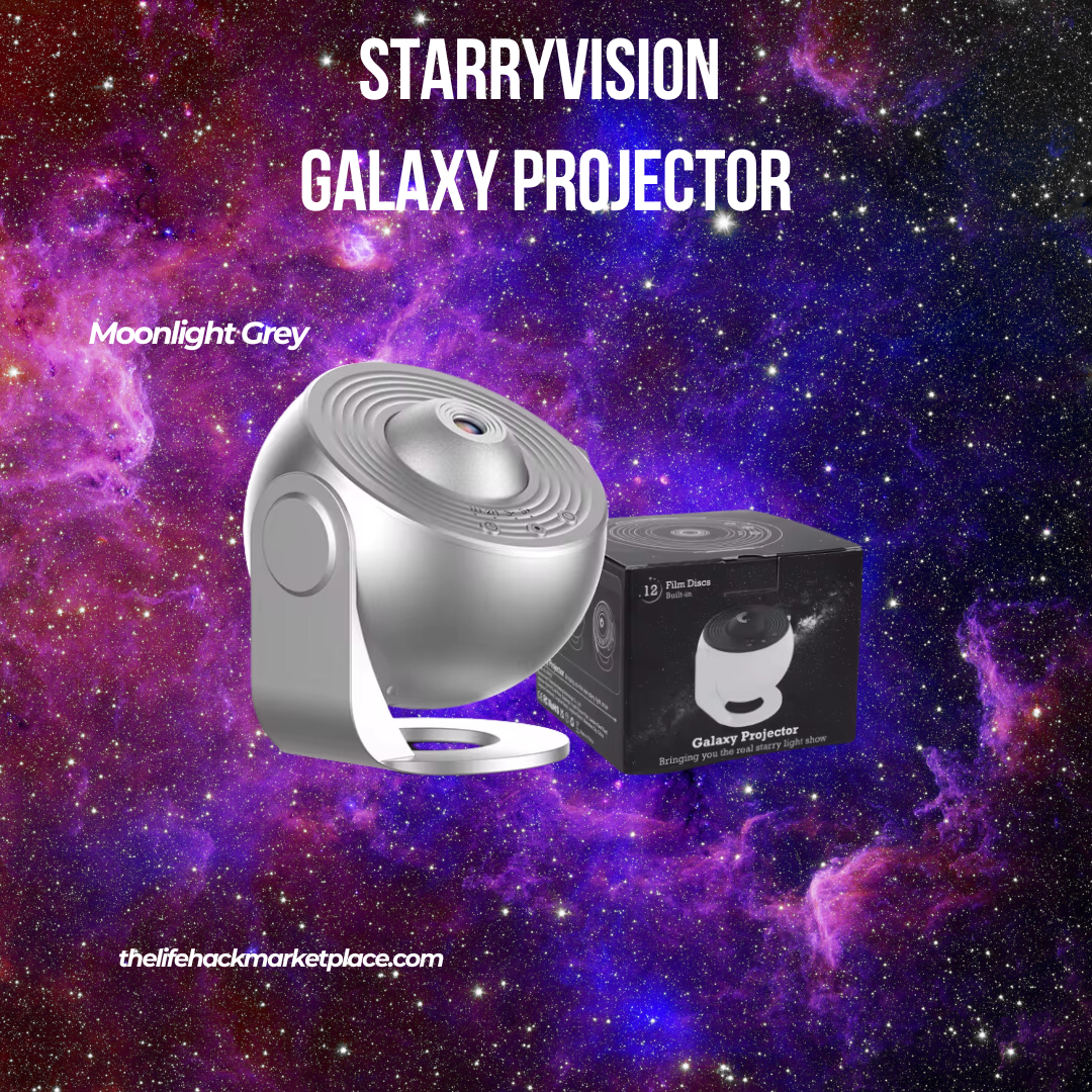 Starry Vision-Galaxieprojektor – Bringen Sie mit dem StarryVision 360°-Galaxieprojektor das Universum in das Zimmer Ihres Kindes!