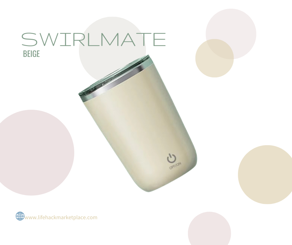 SwirlMate -Recharge. Stir. Sip. The Smarter Way to Enjoy Your Drinks on the Go